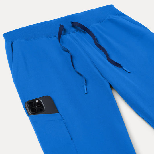 Jaanuu Scrubs Women's Silex ULTRAlite 6-Pocket Slim Scrub Jogger Royal Blue | scrub-supply.com