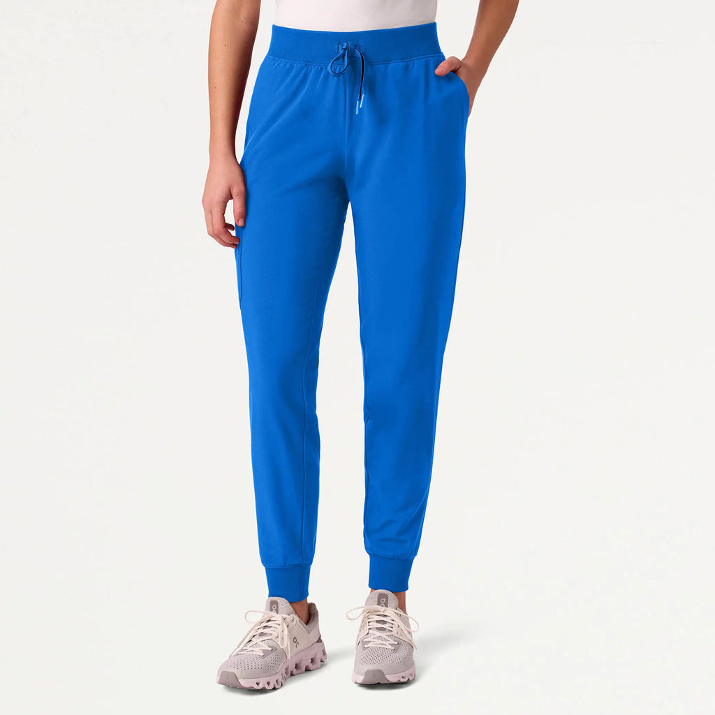 Jaanuu Scrubs Women's Silex ULTRAlite 6-Pocket Slim Scrub Jogger Royal Blue | scrub-supply.com