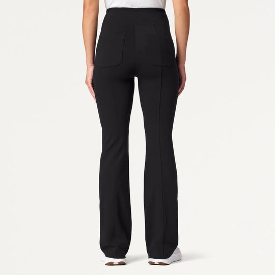 Jaanuu Scrubs Women's Ivy UltraSOFT Yoga Scrub Pant Black | scrub-supply.com