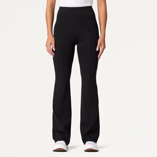 Jaanuu Scrubs Women's Ivy UltraSOFT Yoga Scrub Pant Black | scrub-supply.com
