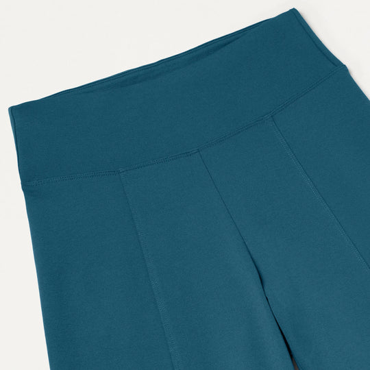 Jaanuu Scrubs Women's Ivy UltraSOFT Yoga Scrub Pant Caribbean Blue | scrub-supply.com