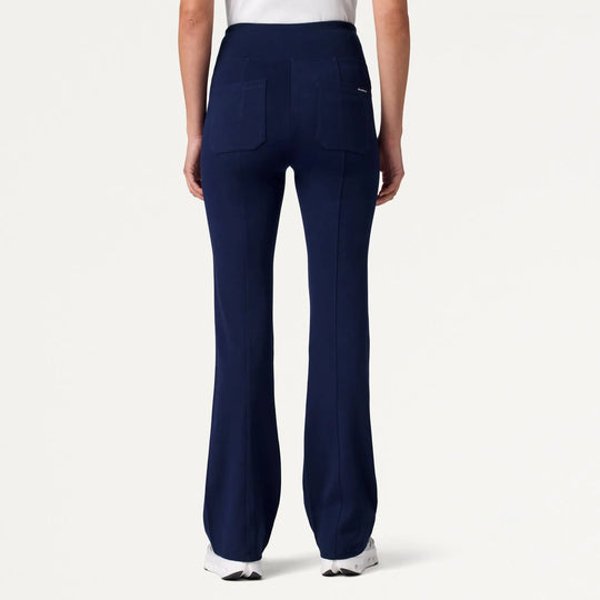 Jaanuu Scrubs Women's Ivy UltraSOFT Yoga Scrub Pant Midnight Navy | scrub-supply.com