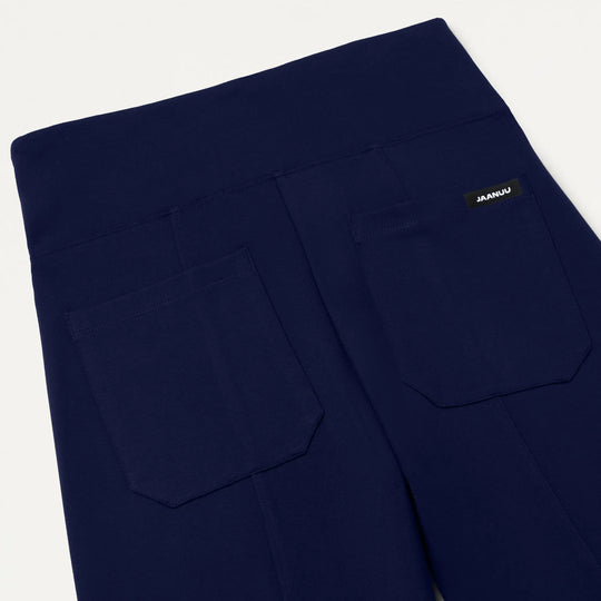Jaanuu Scrubs Women's Ivy UltraSOFT Yoga Scrub Pant Midnight Navy | scrub-supply.com