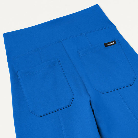 Jaanuu Scrubs Women's Ivy UltraSOFT Yoga Scrub Pant Royal Blue | scrub-supply.com