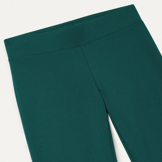 Jaanuu Scrubs Women's Nyla Super-Flare Scrub Pant Midnight Green | scrub-supply.com
