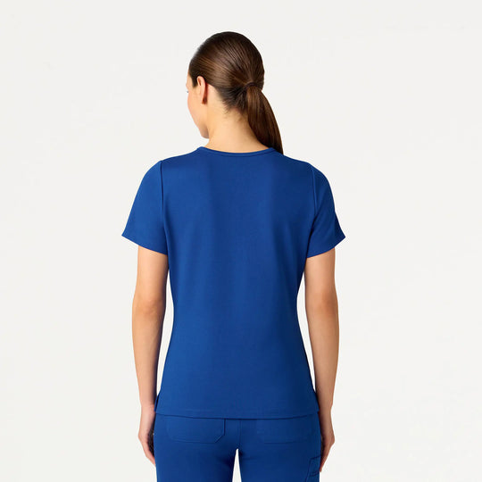Jaanuu Scrubs Women's Cesi Slim ULTRAsoft Scrub Top Galaxy | scrub-supply.com