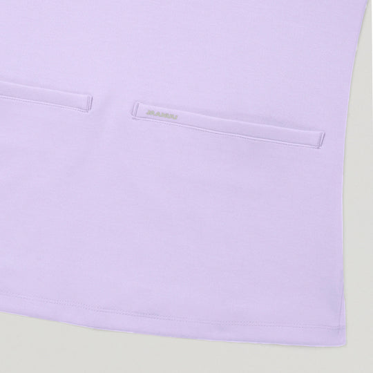 Jaanuu Scrubs Women's Cesi Slim ULTRAsoft Scrub Top Lavender | scrub-supply.com