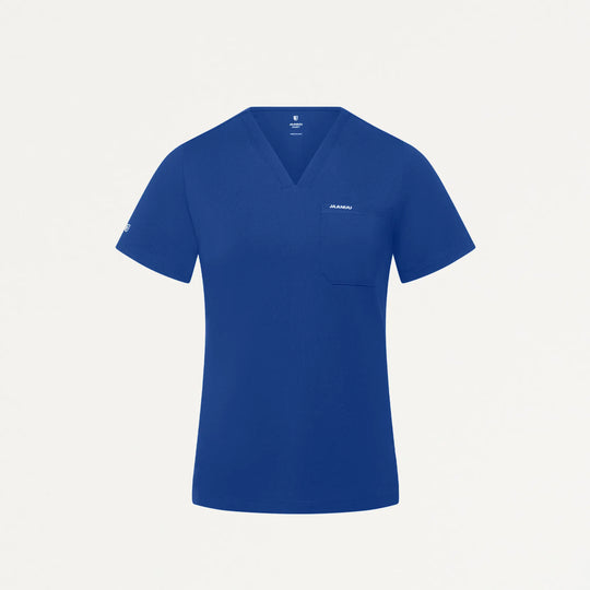 Jaanuu Scrubs Women's Sona Slim ULTRAsoft Scrub Top Galaxy | scrub-supply.com
