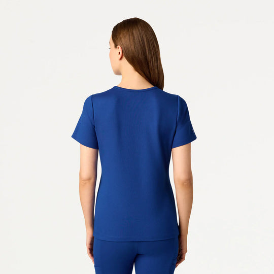 Jaanuu Scrubs Women's Sona Slim ULTRAsoft Scrub Top Galaxy | scrub-supply.com