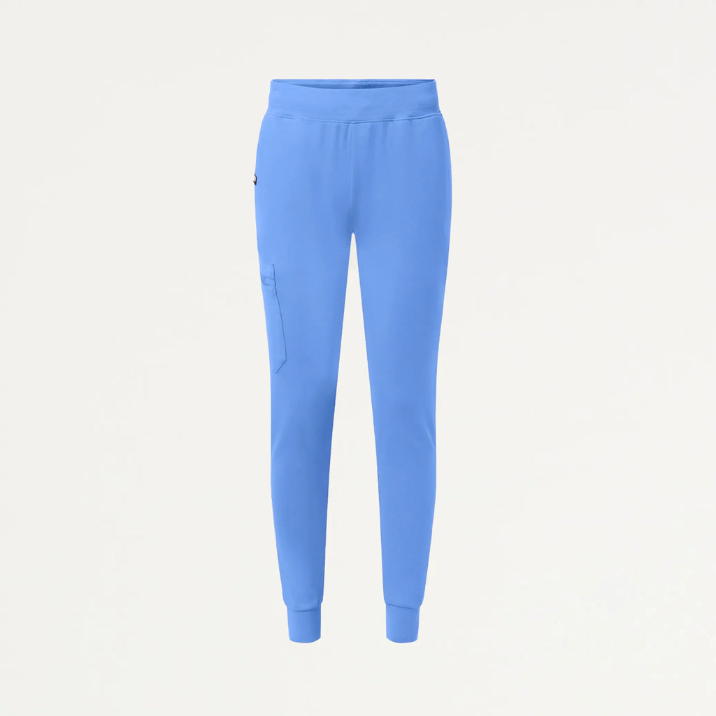 Jaanuu Scrubs Women's Rubi Slim ULTRAsoft Scrub Jogger Ceil Blue | scrub-supply.com