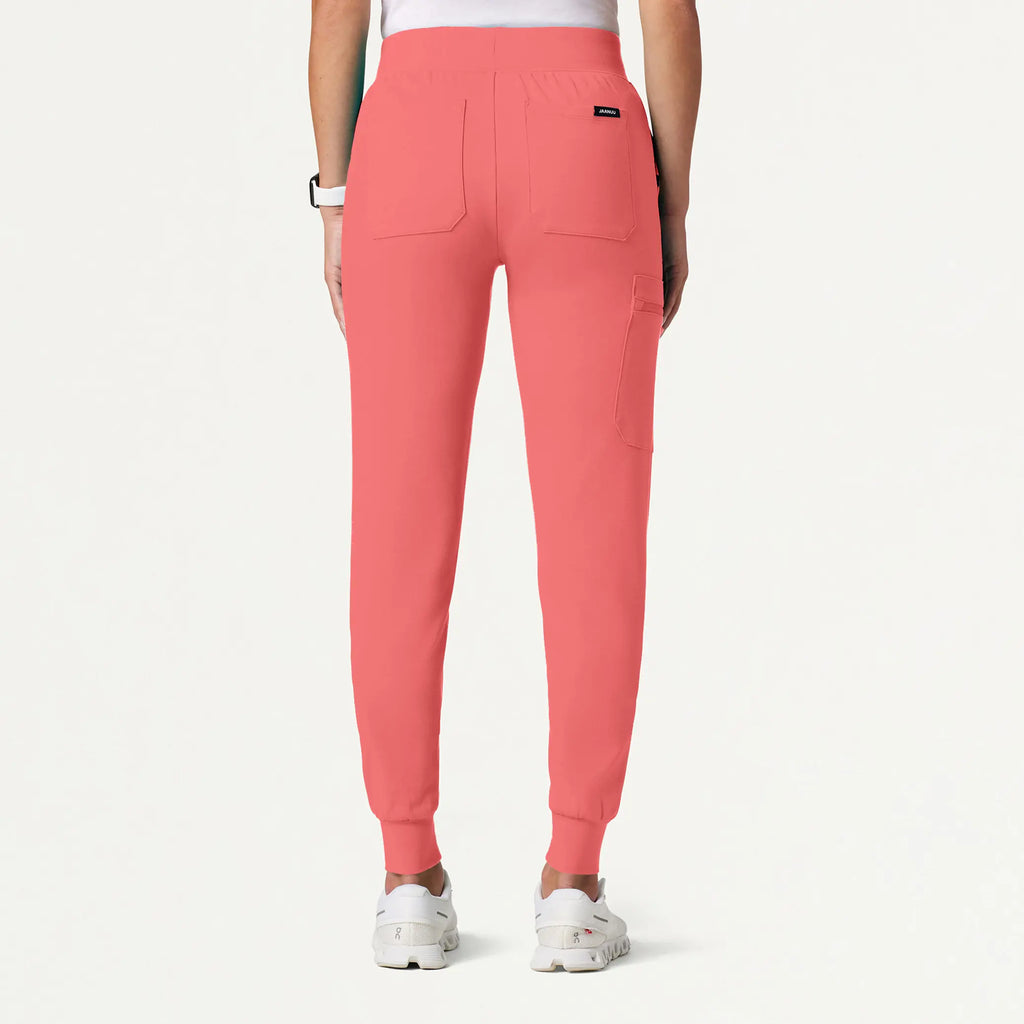 Jaanuu Scrubs Women's Rubi Slim ULTRAsoft Scrub Jogger Digital Pink | scrub-supply.com