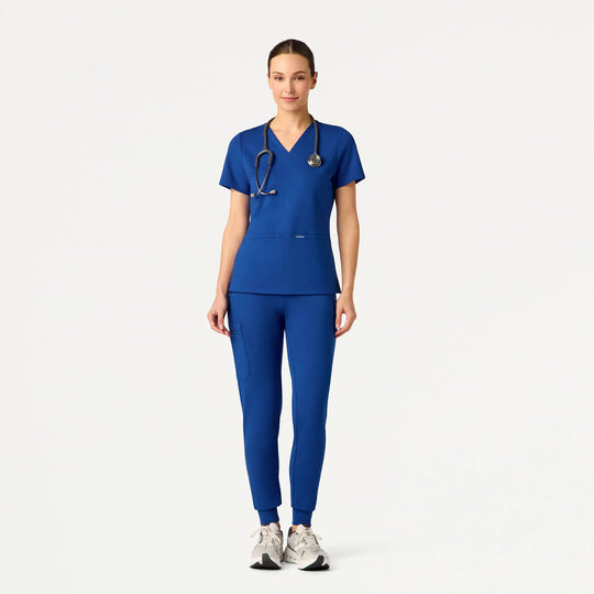 Jaanuu Scrubs Women's Rubi Slim ULTRAsoft Scrub Jogger Galaxy | scrub-supply.com