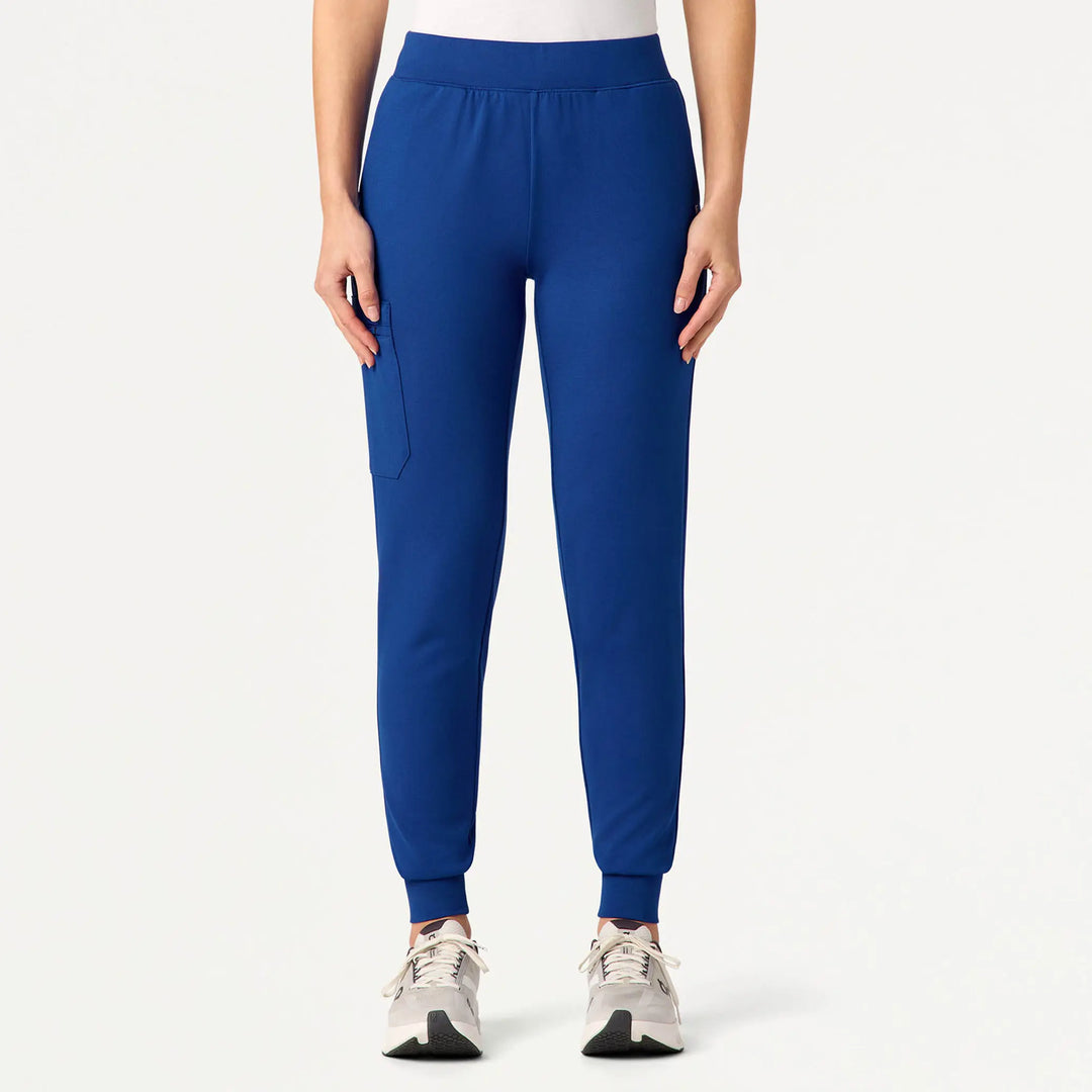 Jaanuu Scrubs Women's Rubi Slim ULTRAsoft Scrub Jogger Galaxy | scrub-supply.com