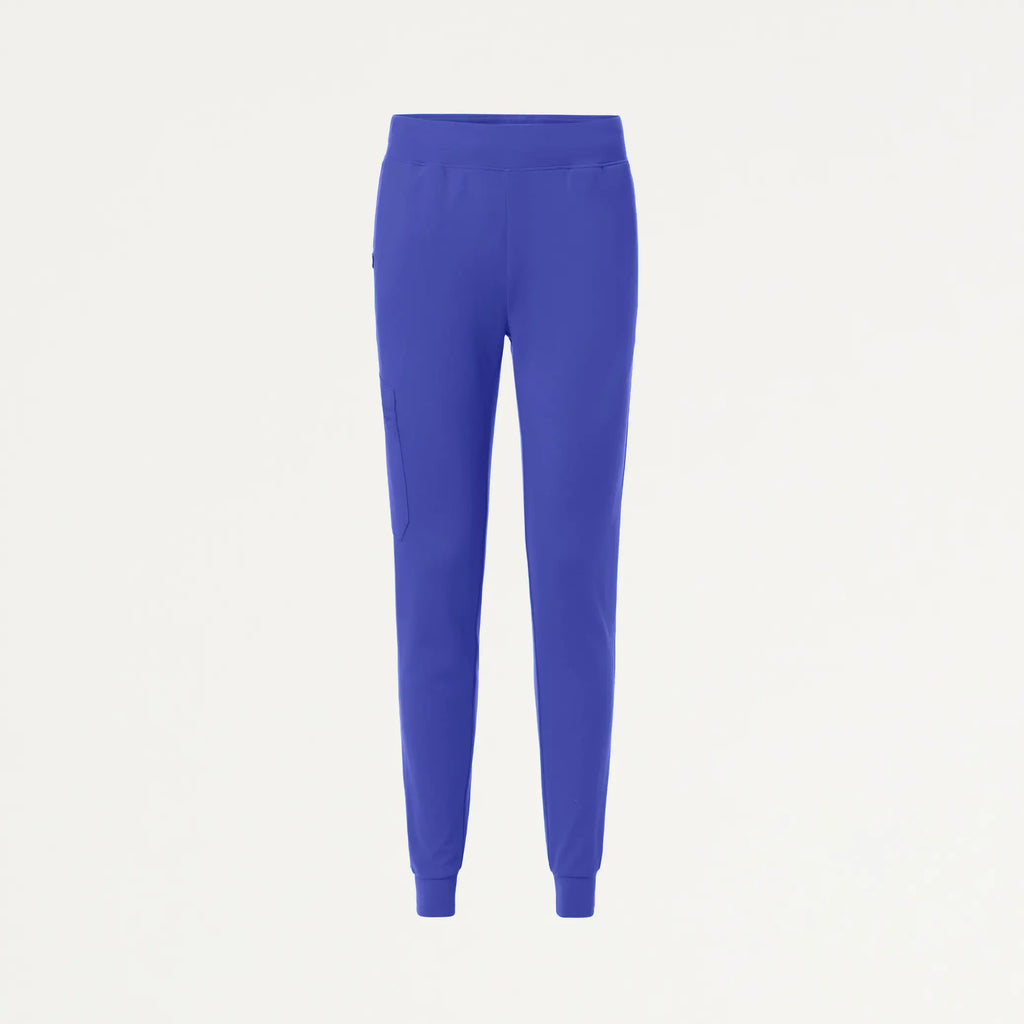 Jaanuu Scrubs Women's Rubi Slim ULTRAsoft Scrub Jogger Moon Blue | scrub-supply.com