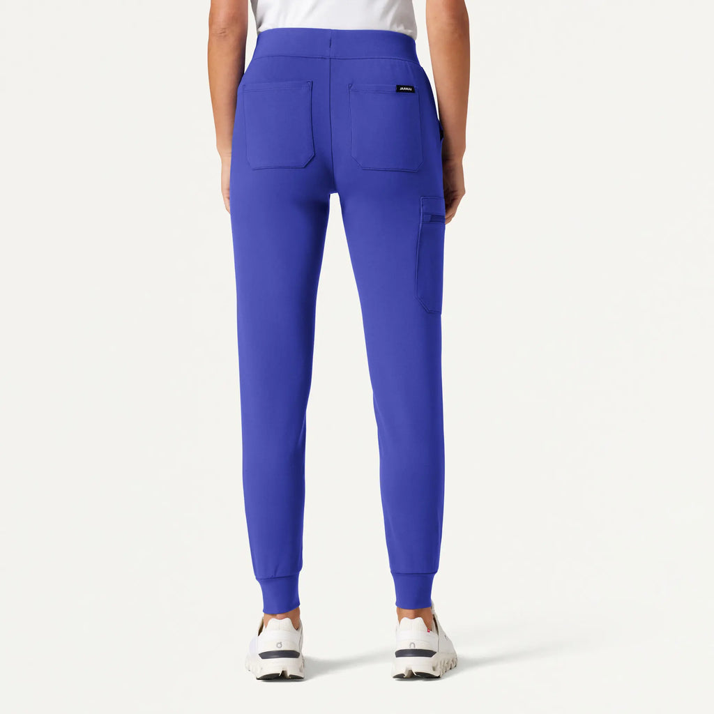 Jaanuu Scrubs Women's Rubi Slim ULTRAsoft Scrub Jogger Moon Blue | scrub-supply.com