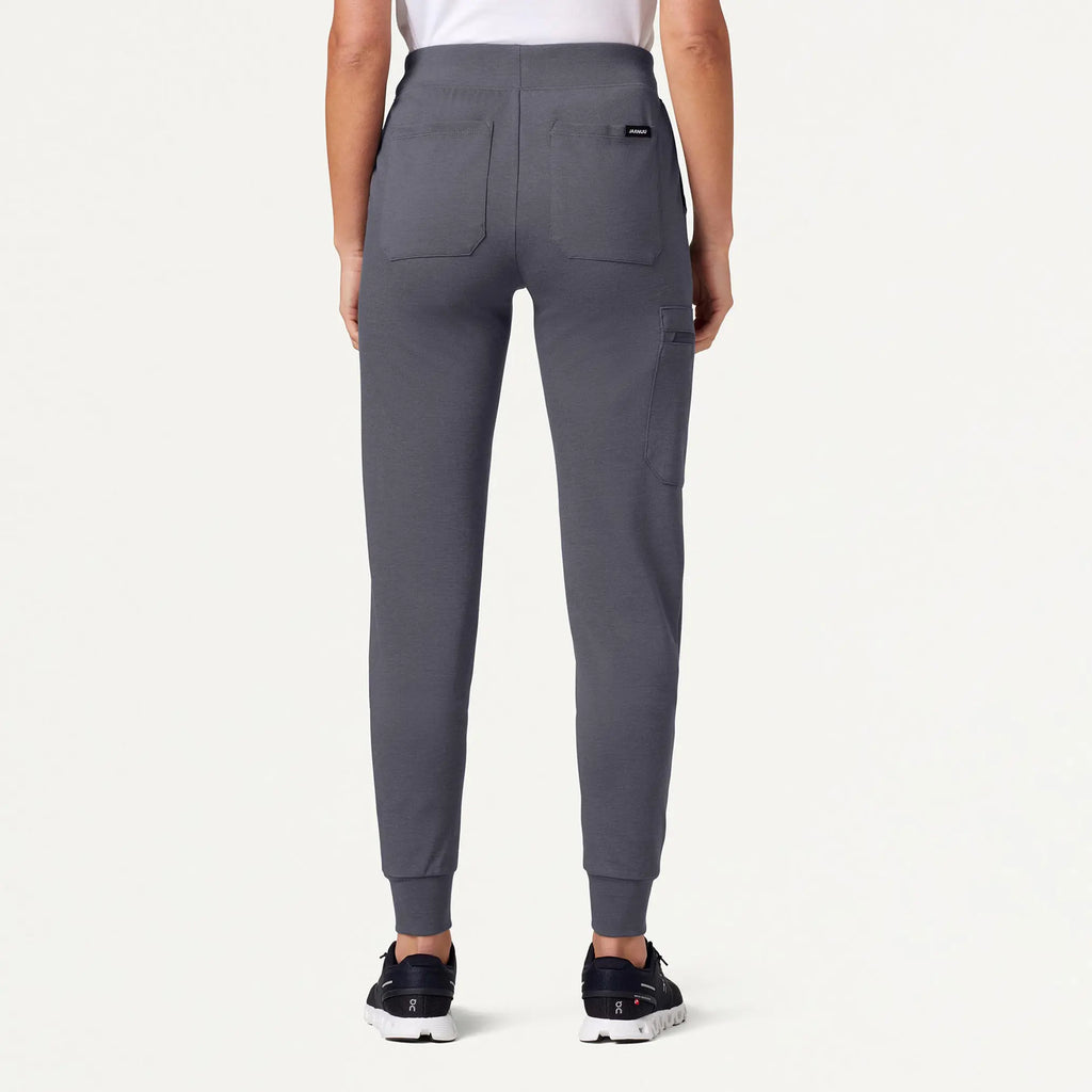 Jaanuu Scrubs Women's Rubi Slim ULTRAsoft Scrub Jogger Heather Gray | scrub-supply.com