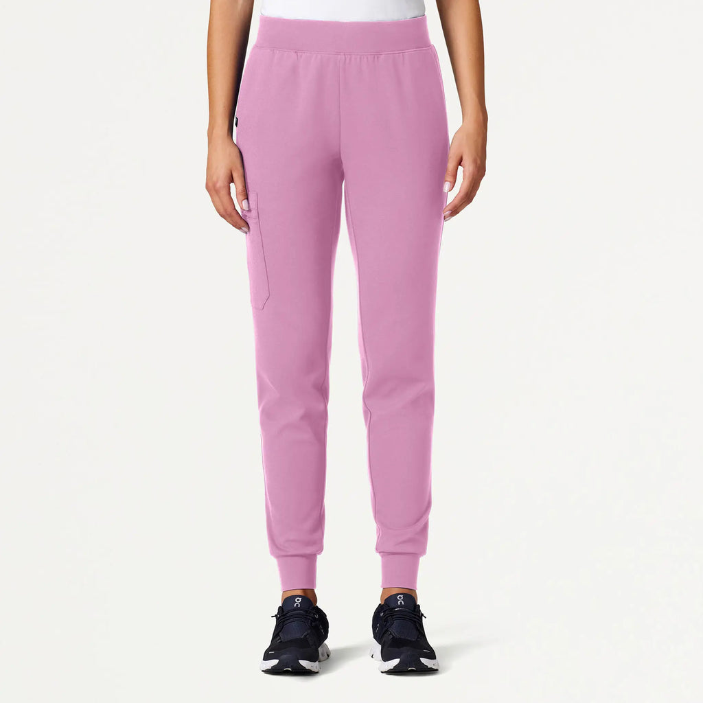 Jaanuu Scrubs Women's Rubi Slim ULTRAsoft Scrub Jogger Light Magenta | scrub-supply.com