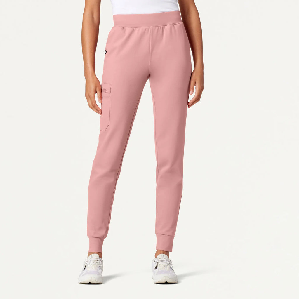 Jaanuu Scrubs Women's Rubi Slim ULTRAsoft Scrub Jogger Mauve | scrub-supply.com