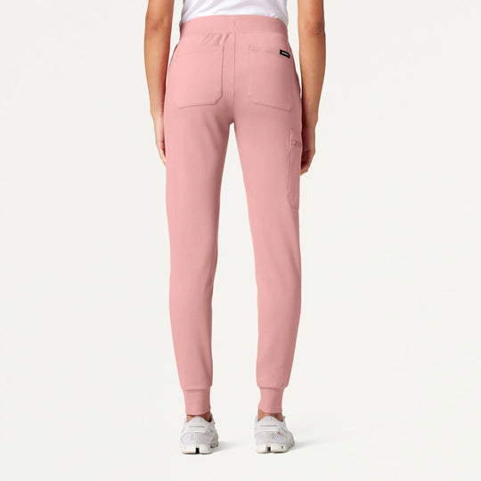Jaanuu Scrubs Women's Rubi Slim ULTRAsoft Scrub Jogger Mauve | scrub-supply.com