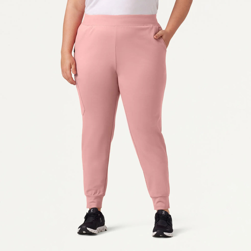 Jaanuu Scrubs Women's Rubi Slim ULTRAsoft Scrub Jogger Mauve | scrub-supply.com