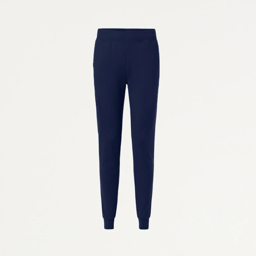 Jaanuu Scrubs Women's Rubi Slim ULTRAsoft Scrub Jogger Midnight Navy | scrub-supply.com