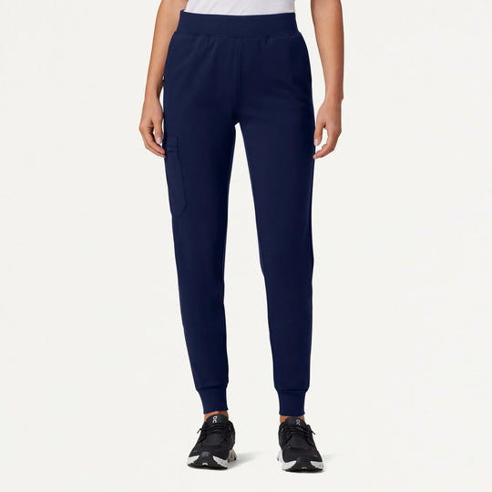 Jaanuu Scrubs Women's Rubi Slim ULTRAsoft Scrub Jogger Midnight Navy | scrub-supply.com
