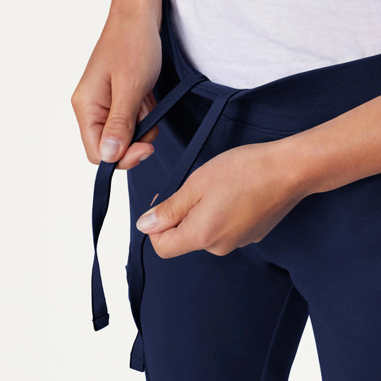 Jaanuu Scrubs Women's Rubi Slim ULTRAsoft Scrub Jogger Midnight Navy | scrub-supply.com