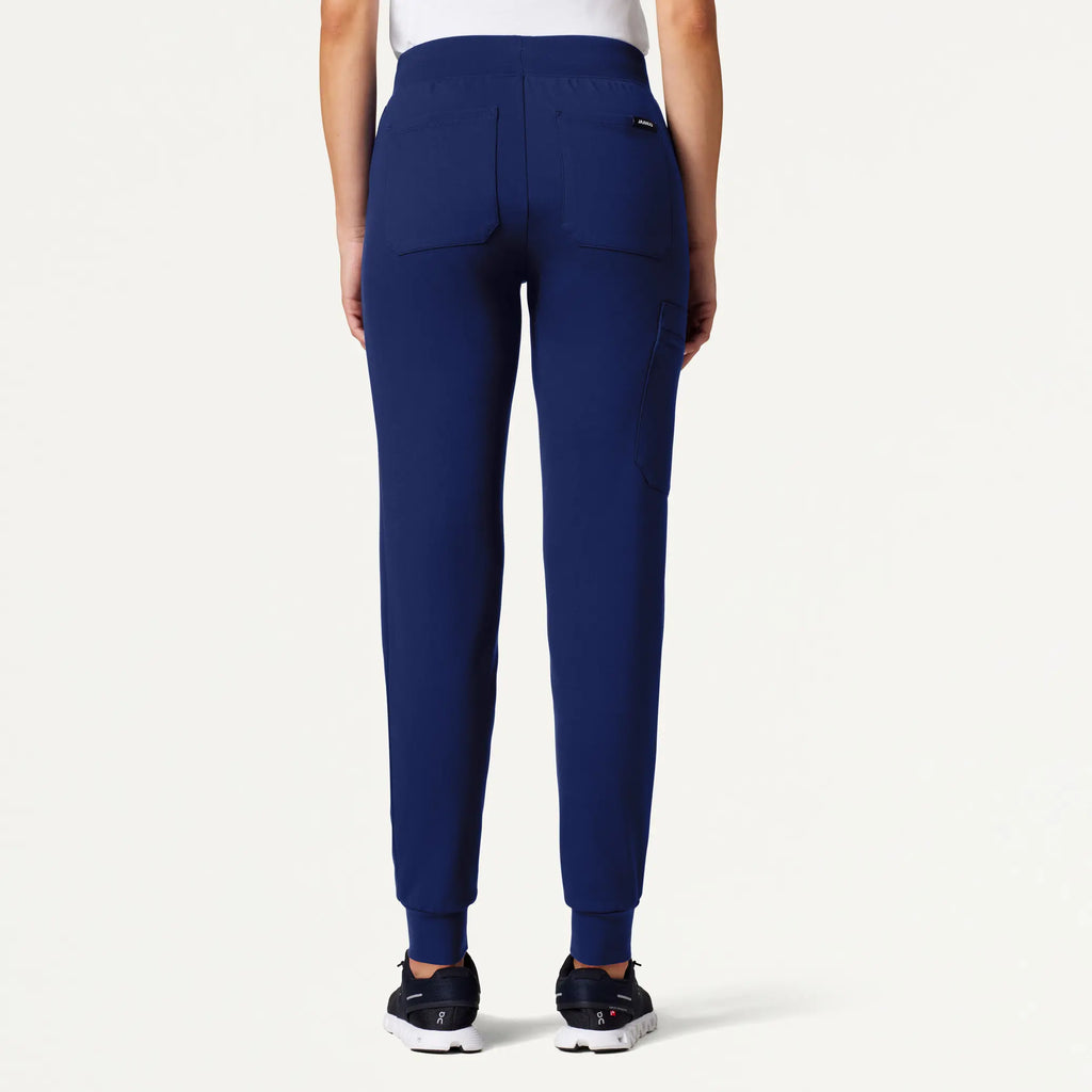 Jaanuu Scrubs Women's Rubi Slim ULTRAsoft Scrub Jogger Navy Blue | scrub-supply.com