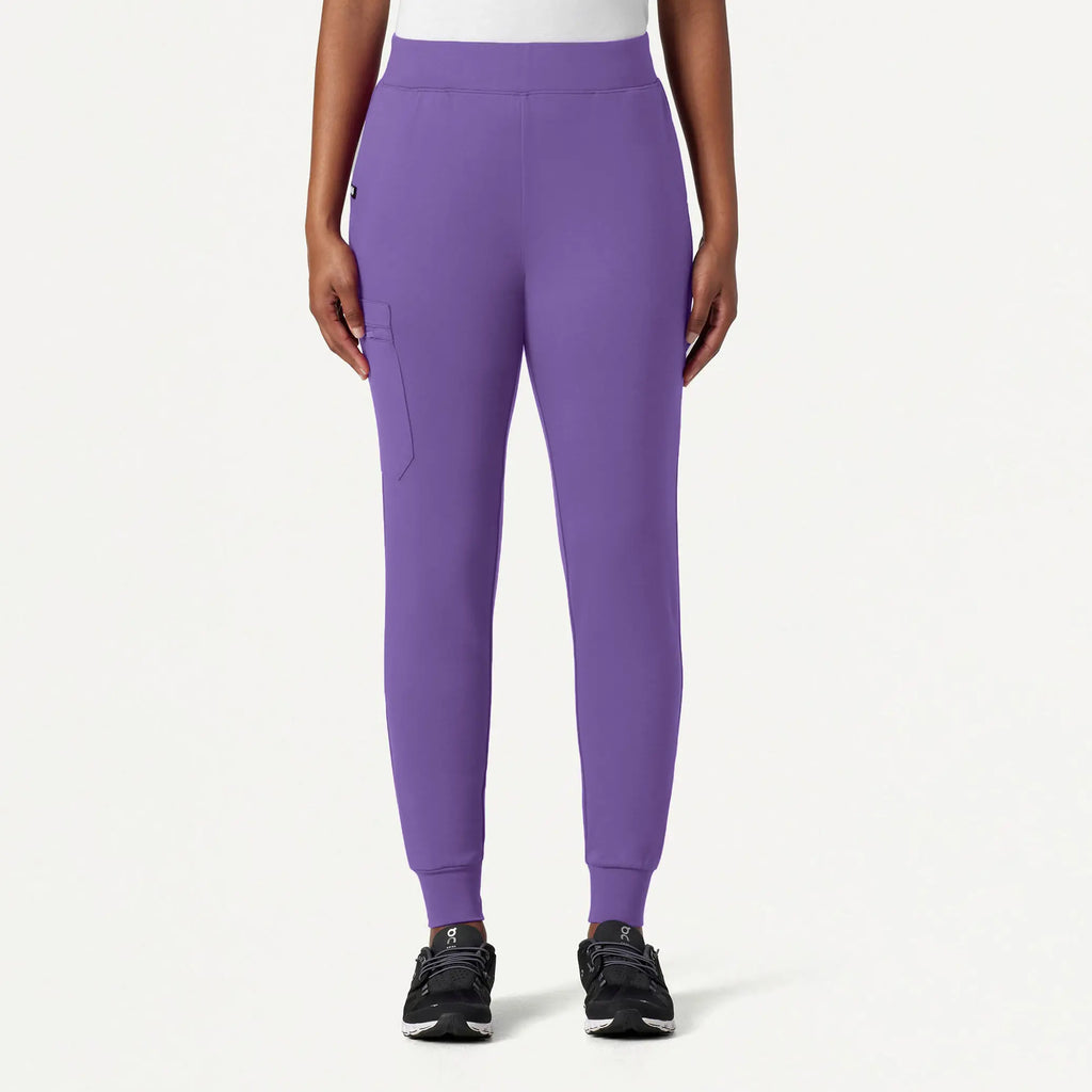 Jaanuu Scrubs Women's Rubi Slim ULTRAsoft Scrub Jogger Violet | scrub-supply.com