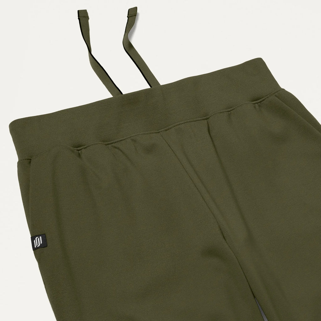 Jaanuu Scrubs Women's Rubi Slim ULTRAsoft Scrub Jogger Olive | scrub-supply.com