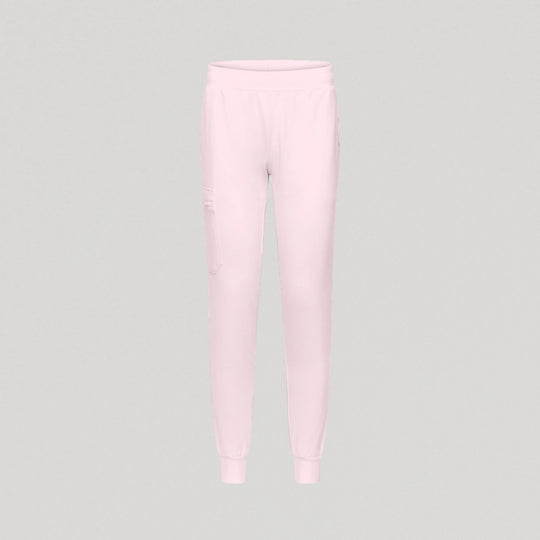 Jaanuu Scrubs Women's Rubi Slim ULTRAsoft Scrub Jogger Rose Quartz | scrub-supply.com