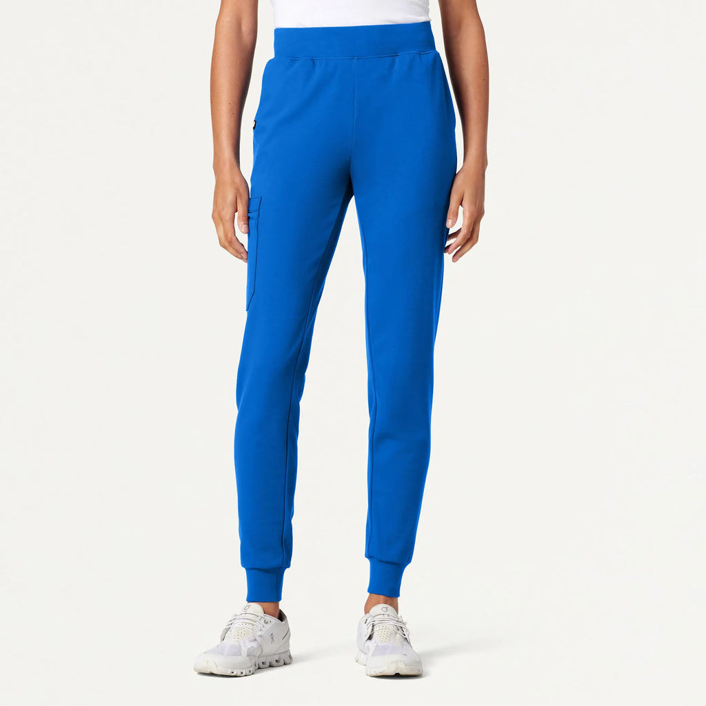 Jaanuu Scrubs Women's Rubi Slim ULTRAsoft Scrub Jogger Royal Blue | scrub-supply.com