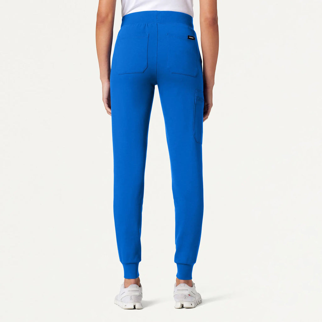 Jaanuu Scrubs Women's Rubi Slim ULTRAsoft Scrub Jogger Royal Blue | scrub-supply.com