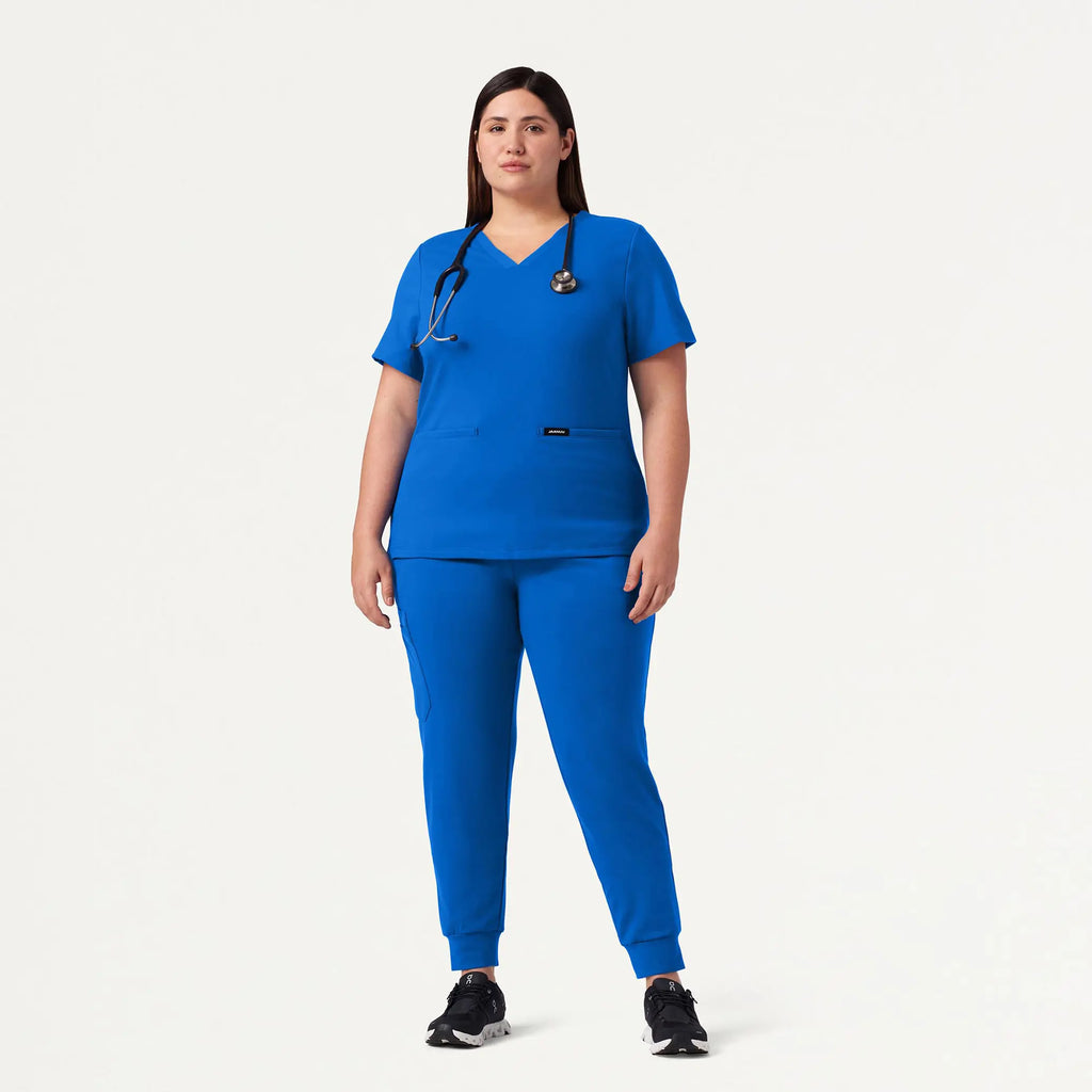 Jaanuu Scrubs Women's Rubi Slim ULTRAsoft Scrub Jogger Royal Blue | scrub-supply.com