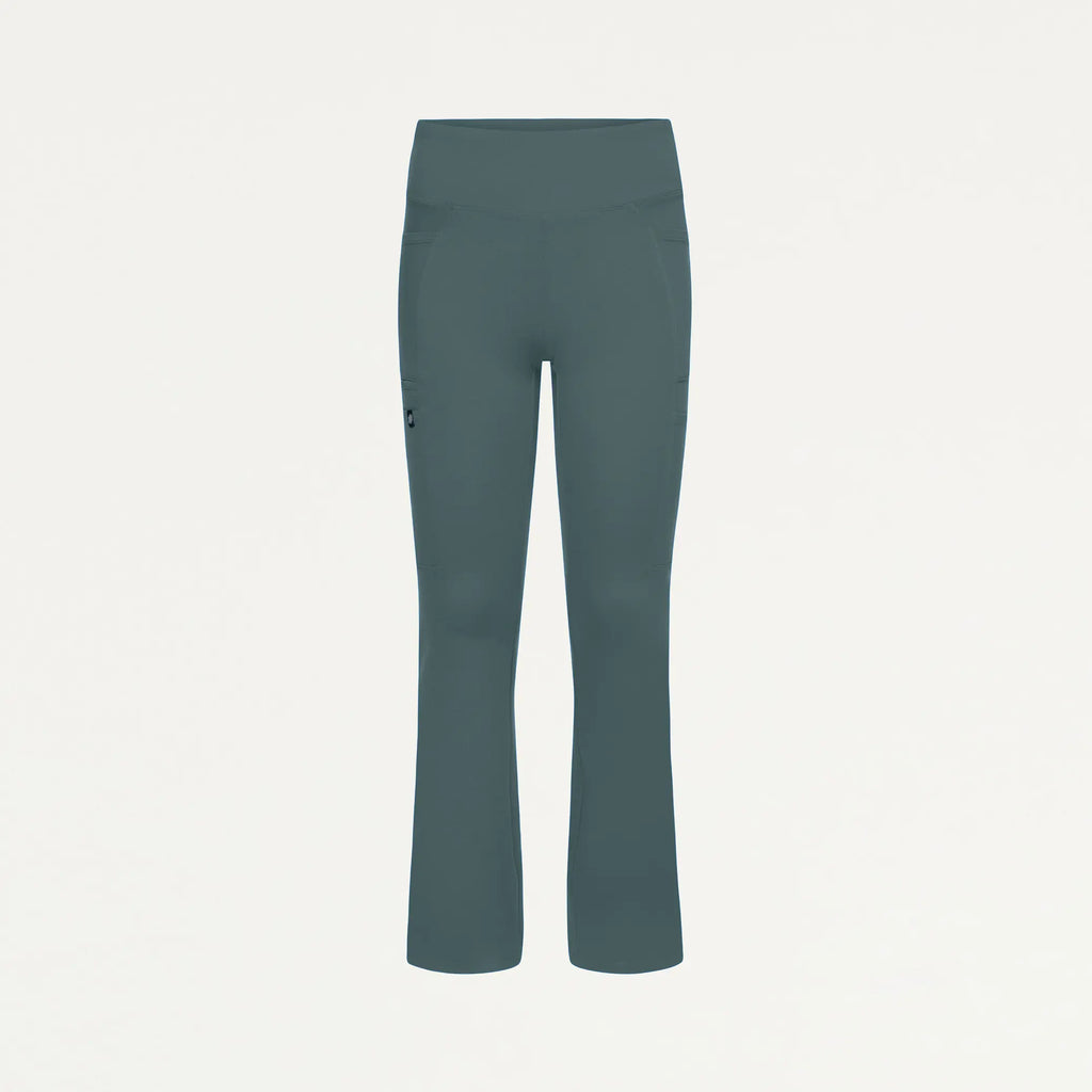 Jaanuu Scrubs Women's Perri ULTRAsoft Yoga Scrub Pant Alpine Green | scrub-supply.com