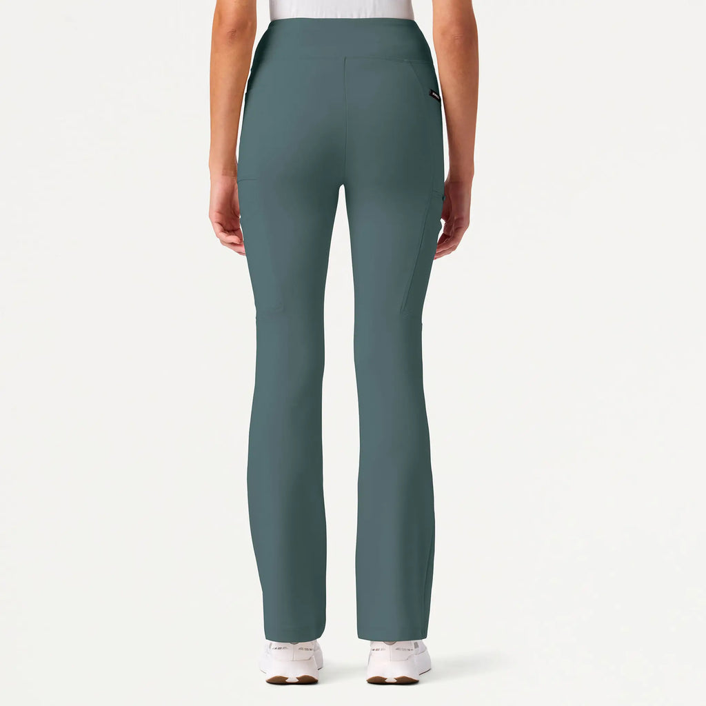 Jaanuu Scrubs Women's Perri ULTRAsoft Yoga Scrub Pant Alpine Green | scrub-supply.com