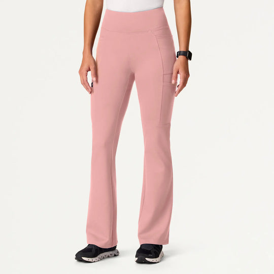 Jaanuu Scrubs Women's Perri ULTRAsoft Yoga Scrub Pant Mauve | scrub-supply.com