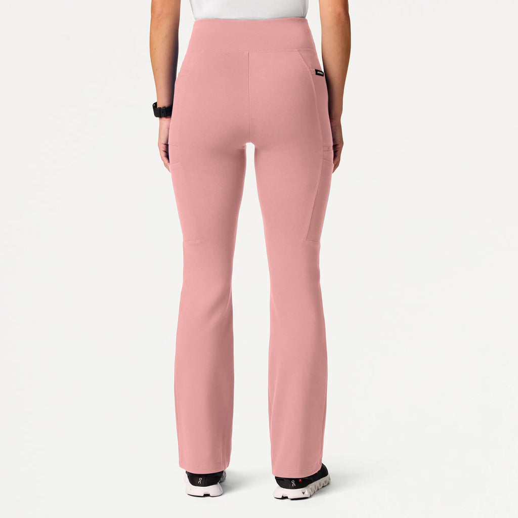 Jaanuu Scrubs Women's Perri ULTRAsoft Yoga Scrub Pant Mauve | scrub-supply.com