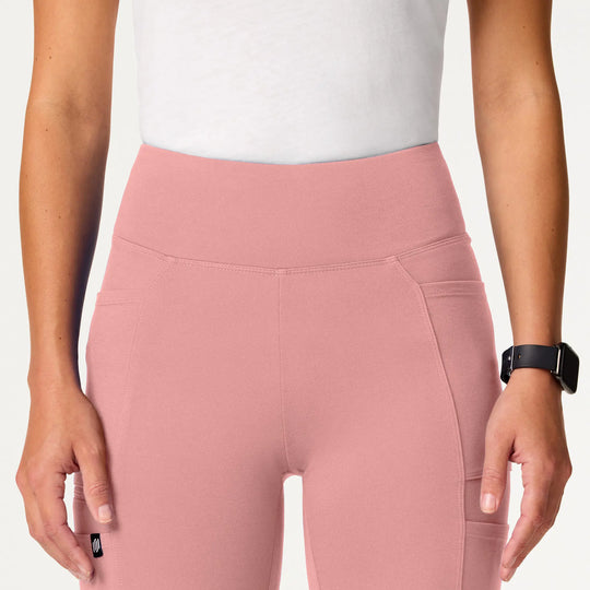 Jaanuu Scrubs Women's Perri ULTRAsoft Yoga Scrub Pant Mauve | scrub-supply.com