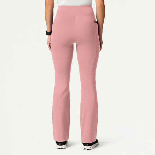 Jaanuu Scrubs Women's Perri ULTRAsoft Yoga Scrub Pant Mauve | scrub-supply.com