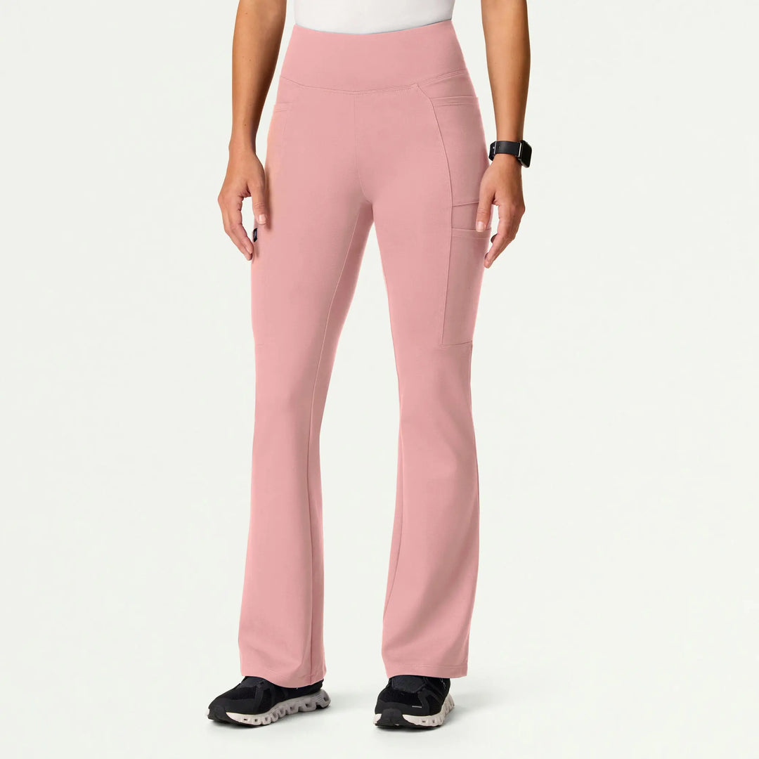 Jaanuu Scrubs Women's Perri ULTRAsoft Yoga Scrub Pant Mauve | scrub-supply.com