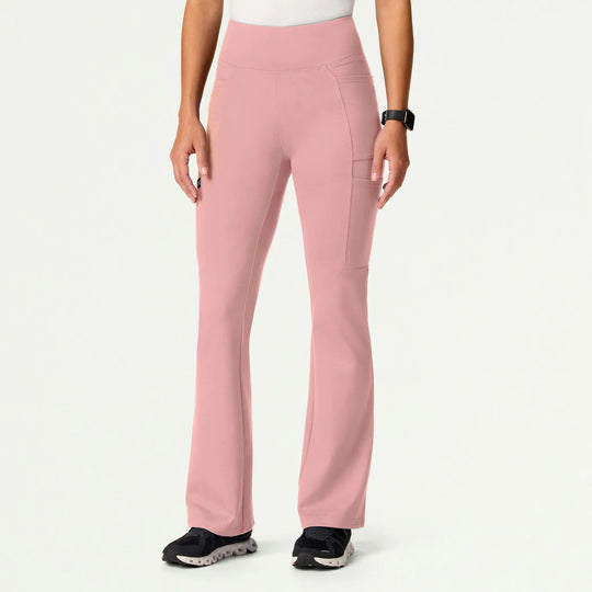 Jaanuu Scrubs Women's Perri ULTRAsoft Yoga Scrub Pant Mauve | scrub-supply.com