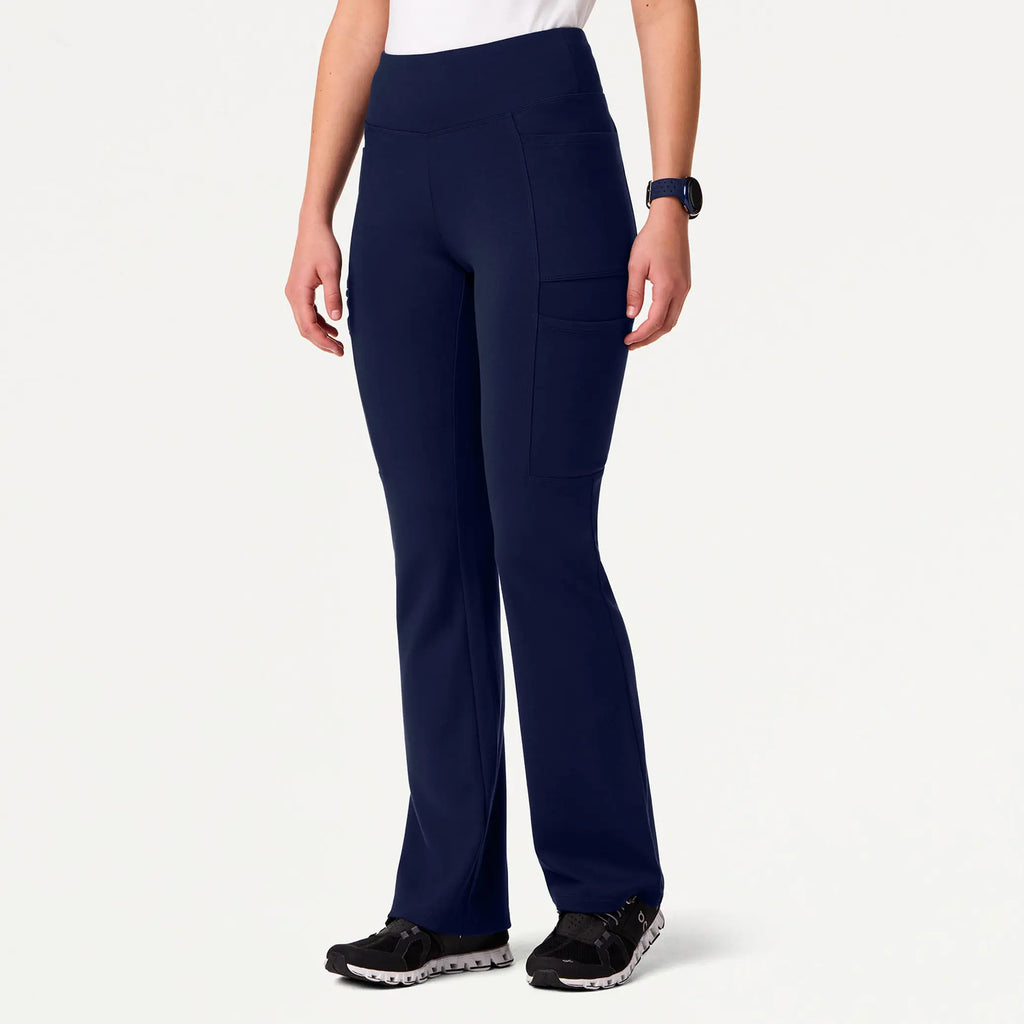 Jaanuu Scrubs Women's Perri ULTRAsoft Yoga Scrub Pant Midnight Navy | scrub-supply.com