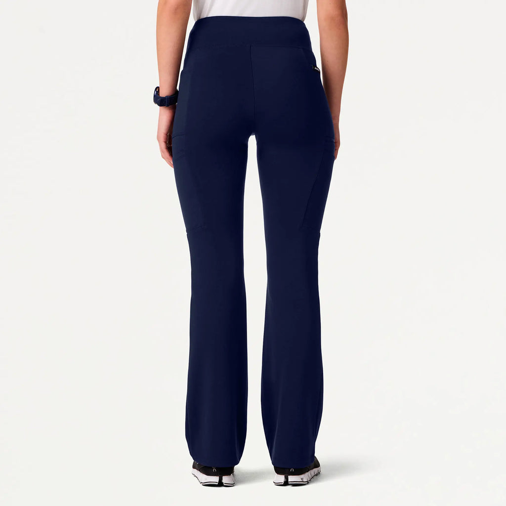 Jaanuu Scrubs Women's Perri ULTRAsoft Yoga Scrub Pant Midnight Navy | scrub-supply.com