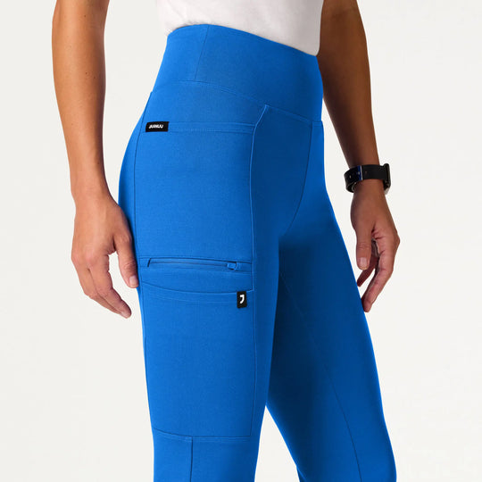 Jaanuu Scrubs Women's Perri ULTRAsoft Yoga Scrub Pant Royal Blue | scrub-supply.com
