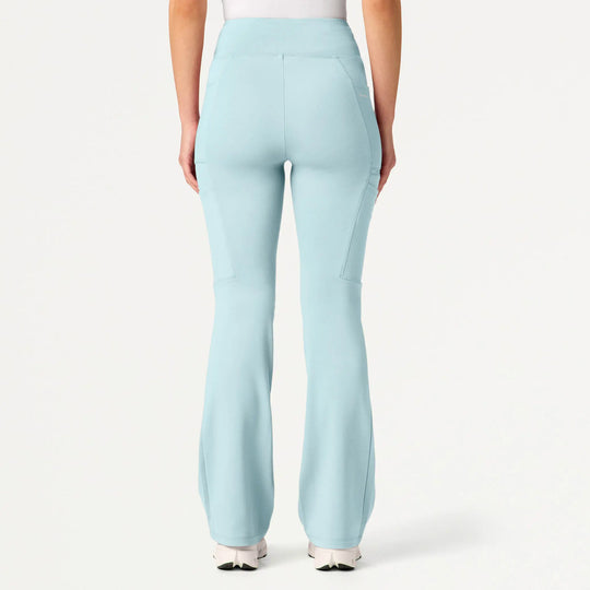 Jaanuu Scrubs Women's Perri ULTRAsoft Yoga Scrub Pant Sky Blue | scrub-supply.com