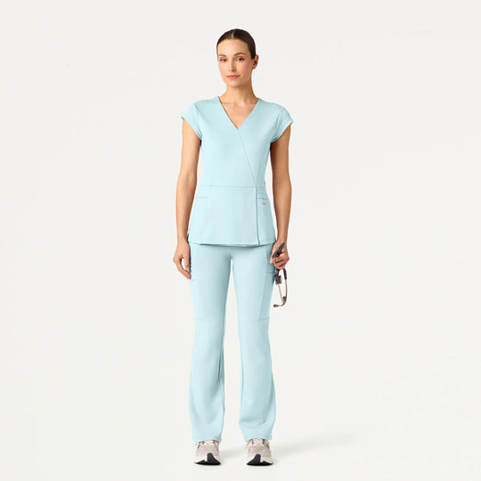 Jaanuu Scrubs Women's Perri ULTRAsoft Yoga Scrub Pant Sky Blue | scrub-supply.com