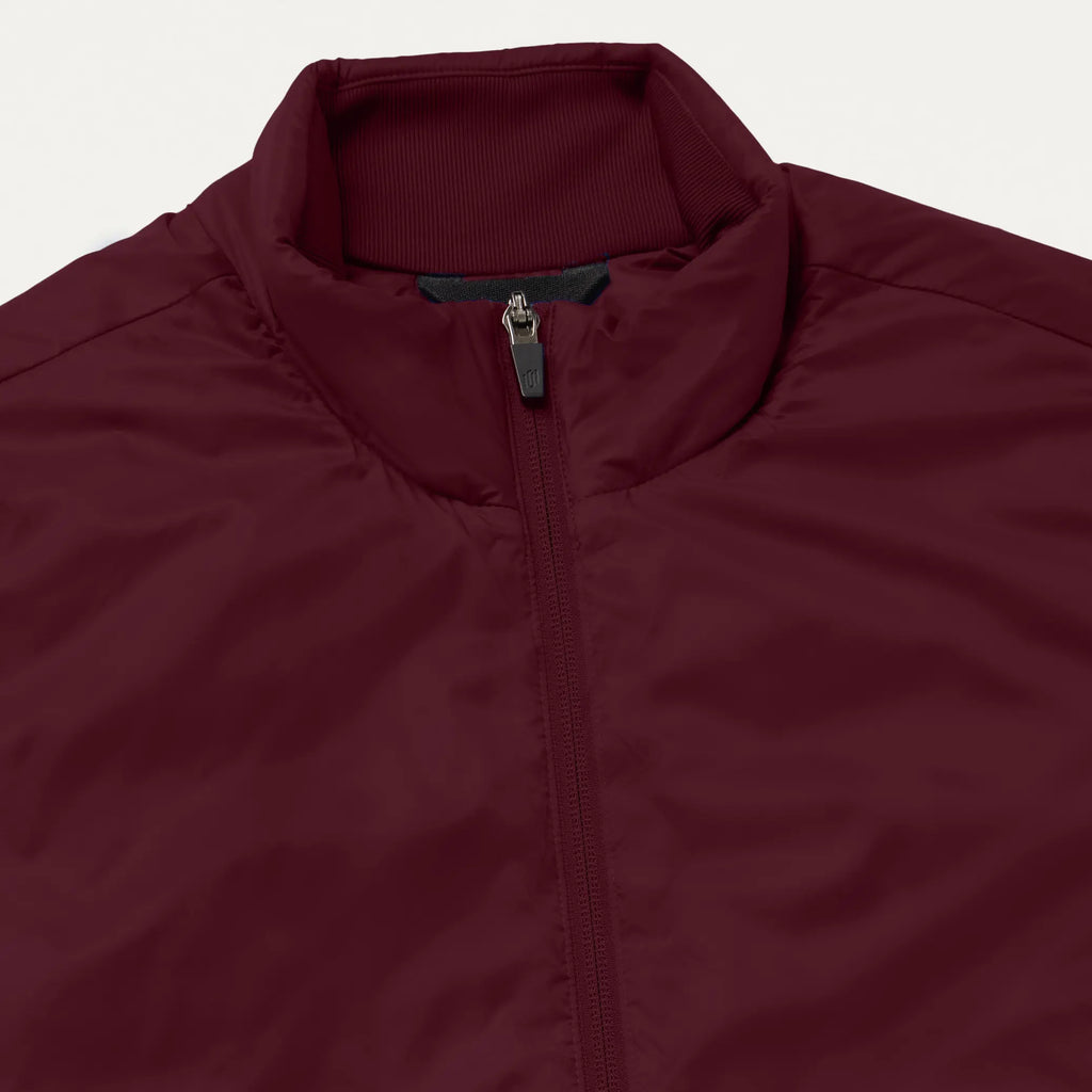 Jaanuu Scrubs Women's Phantom Slim Insulated Vest Burgundy | scrub-supply.com