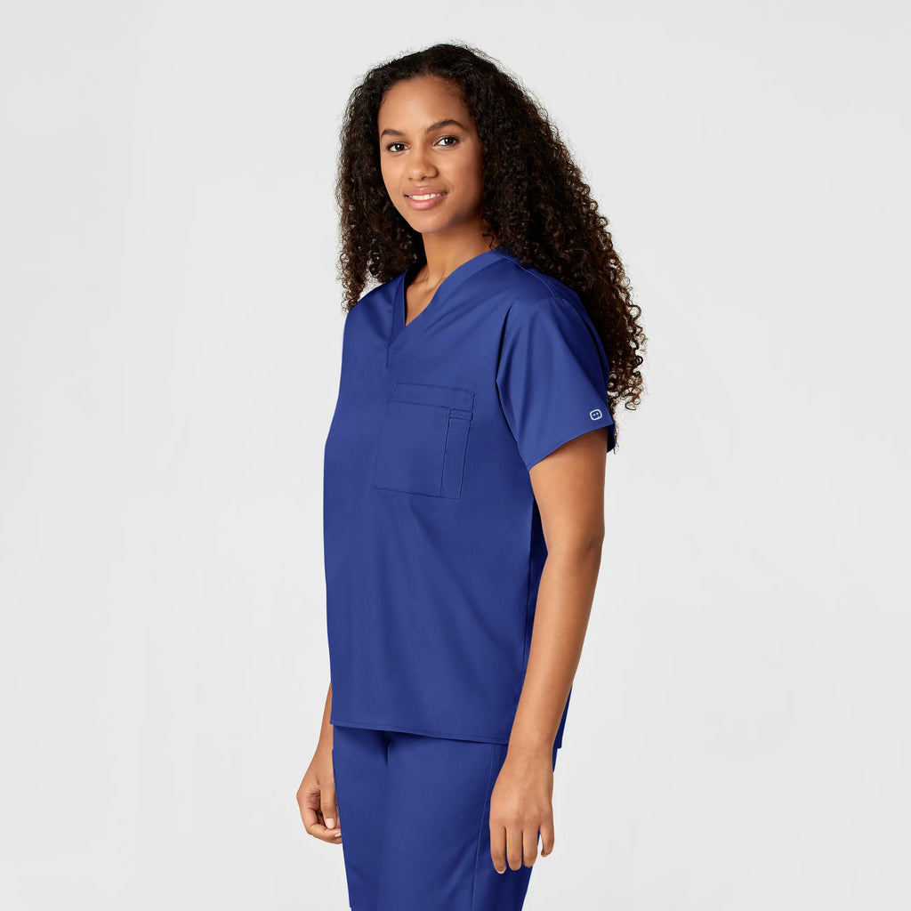 Wink Scrubs Unisex V-Neck Scrub Top Galaxy Blue | scrub-supply.com