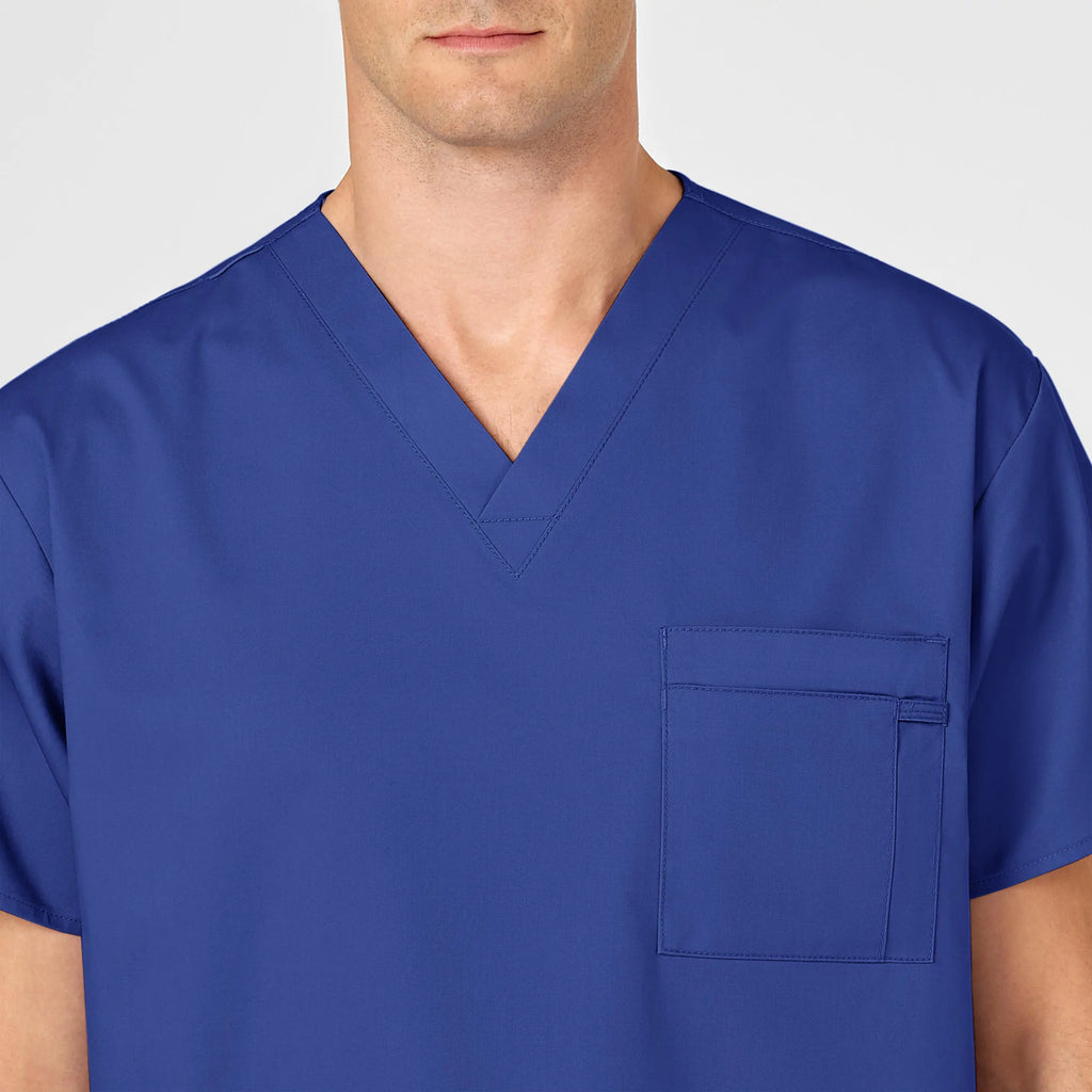 Wink Scrubs Unisex V-Neck Scrub Top Galaxy Blue | scrub-supply.com